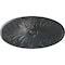 Ekena Millwork Madrid Ceiling Medallion, Hand-Painted Pewter, 24 3/4"W x 12 1/2"H x 1 3/4"P CM24X12MAPES - alternate 1